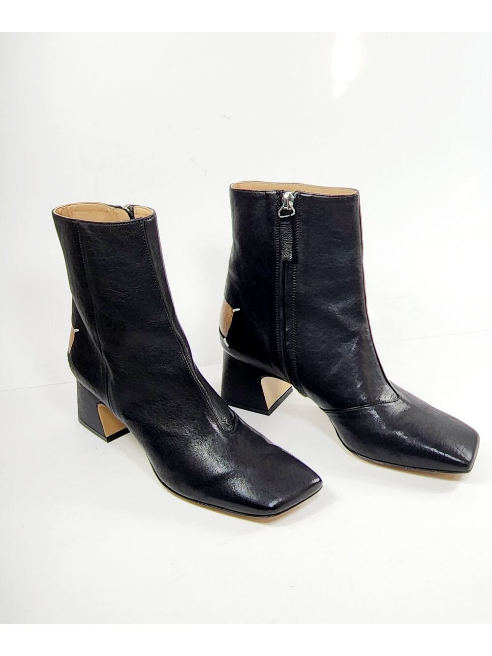 Rare Size MAISON MARGIELA Leather Ankle Boots US11 UK8 EU41 Black RRP $1265
